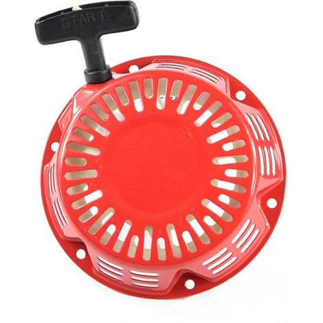 Démarreur à cordon à 5 rebonds compatible avec les moteurs de tondeuses à gazon GX160 et GX200 de 5,5 ch/6,5 ch, kit de démarrage à cordon manuel pour générateur. (1/5)