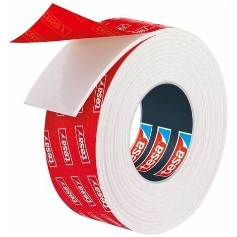 Tesa ruban adhésif double-face blanc 19 mm x 1,5 m (1/5)
