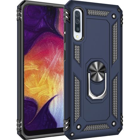 Coque Blindée Antichoc pour Huawei P40 Lite avec Anneau de Maintien et Support Magnétique, Protection Intégrale (1/5)