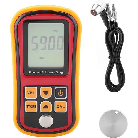 Jauge d'épaisseur ultrasonique numérique GM100, moniteur de test de largeur d'acier de 1.2 à 300mm (1/5)