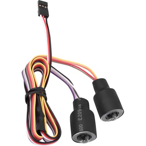 Kit d'éclairage LED 17 mm pour phares de voiture SCX10 Wrangler 1/10 (bleu) (1/5)