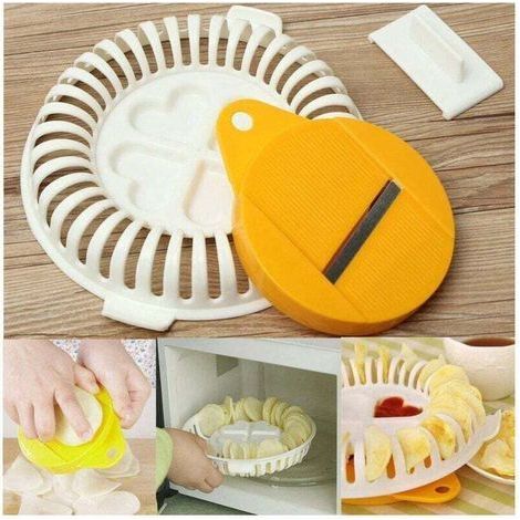 Micro Pomme Pomme de terre végétale Crisp Chip Slicer Maker