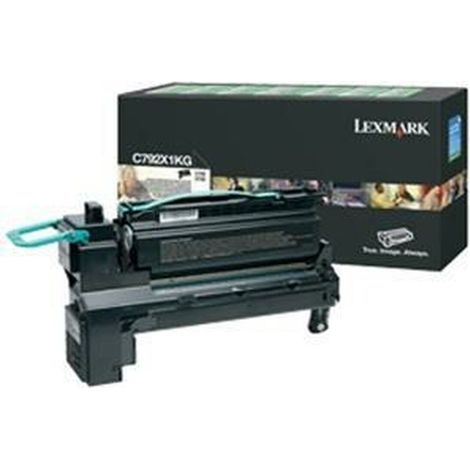Lexmark Tonerkartusche C792de, C792e, C792dhe, C792dte, black, C792X1KG, 20000K (C792X1KG)