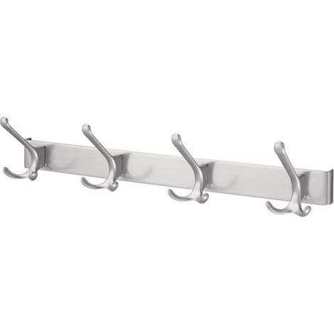 Hermeta  Huthakenleiste  0822-0824  96 mm  LM argentata  anodizzata 102  mm -  0824-01E (1/3)