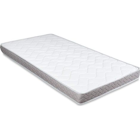 EVERGREENWEB - Materasso per Divano Letto Singolo 70x190 cm, Materasso Ortopedico in Waterfoam Alto 12 cm ergonomico per prontoletto con Rivestimento Anallergico Bianco - DAYBED (1/4)