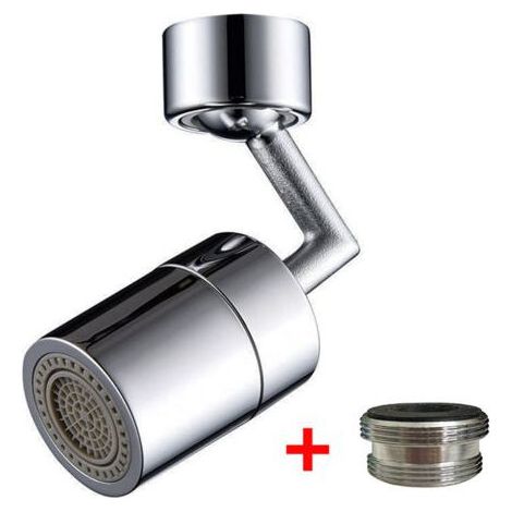 Aeratore per Rubinetto in Ottone Rotazione di 720 °, Aeratore con Doppia Funzione per la Cottura a Spruzzo di Schiuma Aeratore, Bagno, Rubinetti con Ugello di spruzzo con Filettatura Esterna M22(1 ele (1/5)