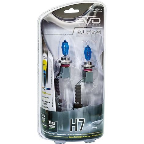 2 Ampoules H7 Alfas Maximum Intensity 6000K 85-120W - EvoFormance