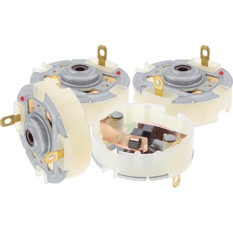 12 piezas de portaescobillas de carbón para motor de CC RS550 para taladro eléctrico/destornillador eléctrico con escobillas de cobre (1/5)