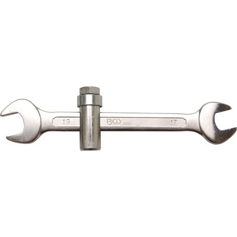 Llave para sanitarios  con deslizante M10  17 x 19 mm