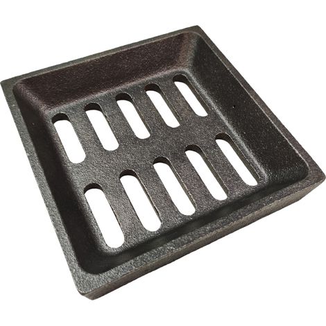 Grille à cendres pour poêles à cheminée P50-5 de Justus - fonte - dimensions d'encastrement parfaitement adaptées