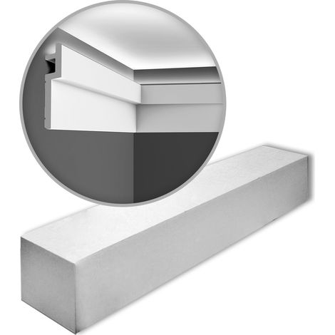 Orac Decor C395-box MODERN STEPS 1 Box 10 pieces Cornice mouldings 20 m (1/5)