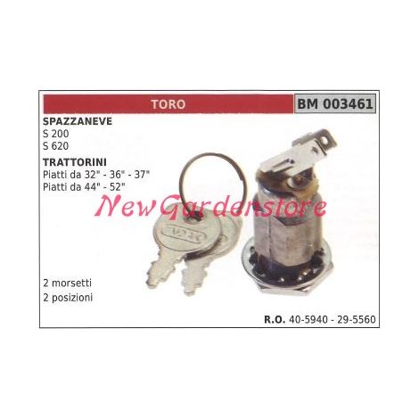 Interruttore avviamento TORO motore spazzaneve S 200 620 003461