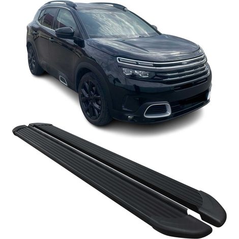 Marchepieds Latéraux pour Citroen C5 Aircross 2018-2025 Noir Aluminium 2Pcs (1/5)