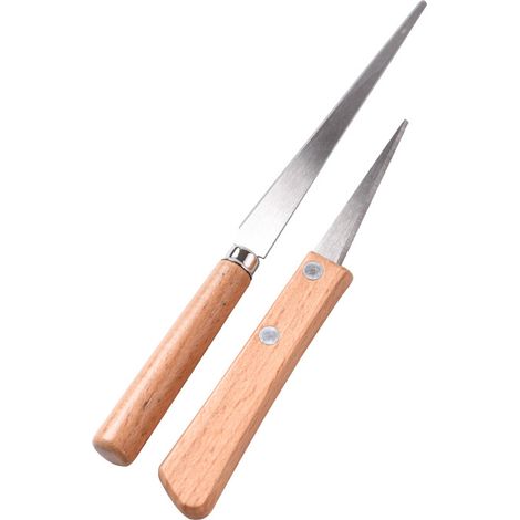 herramientas de desbarbado con mango de madera. Herramientas para manualidades y cerámica. Escultura. Cerámica. Arcilla polimérica. Moldeado. Desbarbado. (1/4)