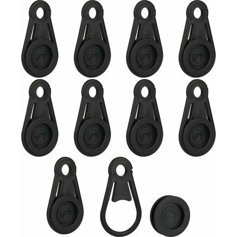 10 Pièces Clips de Bâche, Pince pour Bache, Pinces à Bâche Pinces à Pinces d'Arrimage pour Bâche pour Bâches de Voiture, Tentes, Auvents et Bâches de Piscine (1/5)
