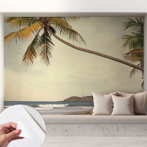 Tapetet Klebetapete für Wohnzimmer Schlafzimmer Küche - Wanddekoration Tropische Landschaft 208x146 cm (1/5)