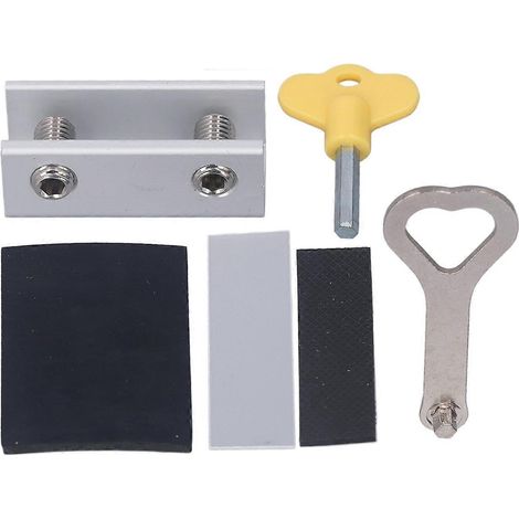 Fensterverriegelung aus Aluminiumlegierung, verstellbares Sicherheitstürschrauben-Set für vertikale und horizontale Schiebetüren