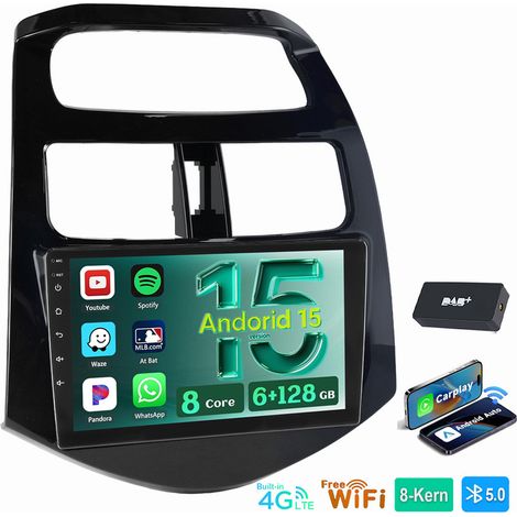 Android 15 Autoradio GPS WIFI RDS FM SWC Für Chevrolet Spark 2010-2014 6+128G DAB (1/5)