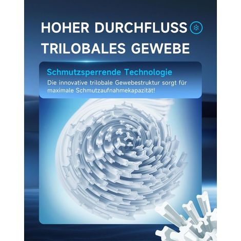 Filterkartuschen Typ VI für aufblasbare Whirlpools, kompatibel mit Lay-Z Spas, 90352E, 58323E, 58323, 58324 und 90427E, 107 x 79 mm, 6er-Pack (1/2)