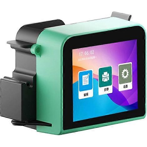 Tij Mini Tragbarer T1 Thermotintenstrahldrucker für Verfallsdaten, Dunkelgrün (1/5)