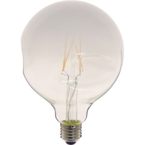 Xanlite - Ampoule LED Globe (G125) Irrégulière au verre lacté, culot E27, 6W cons. (48W eq.), 600 lumens, lumière blanc chaud - RFDE400B125IRB