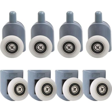 8 Galets Porte Douche 23mm Coulissants (1/5)