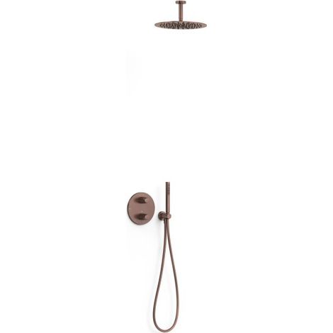 Kit robinet thermostatique encastré 2 voies pour douche Therm-box Volcanic - TRES 28135003VO