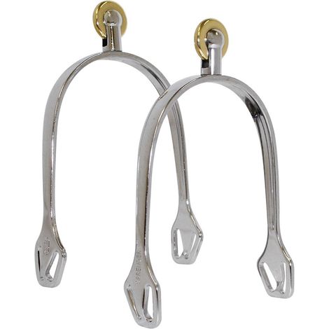Éperons ultra-fins avec rouleau horizontal en acier inoxydable de 25 mm