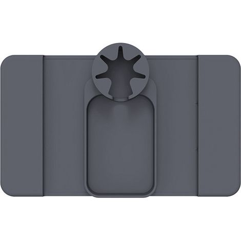 Getränkehalter-Tablett für Sofa, extra großes Silikon-Armlehnentablett mit Seitentaschen