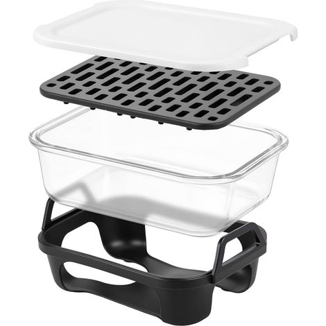 Doublure en verre pour friteuse à air chaud double panier de 8 10 (1/5)