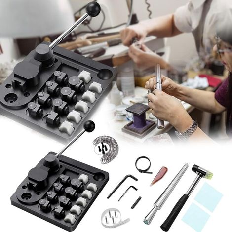Aisny Machine à Cintrer Les Bagues, Fabriquez Vous-MêMe Bagues MachineCintrer Boucles D'Oreilles Fabrication Bijoux Machine à Cintrer Les Kit Fabrication Pour 12/14/16/18/20/22 Mm (1/5)