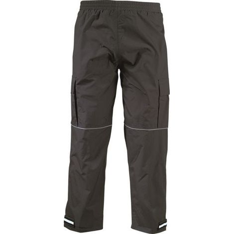 Pantalón Ripstop Negro 100% Poliamida Recubierta de PU Transpirable Cintura L