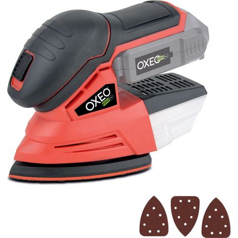 Ponceuse triangulaire sans fil 18V Easy Full - sans batterie - Bac collecteur de poussières - 3 feuilles abrasives (1/5)
