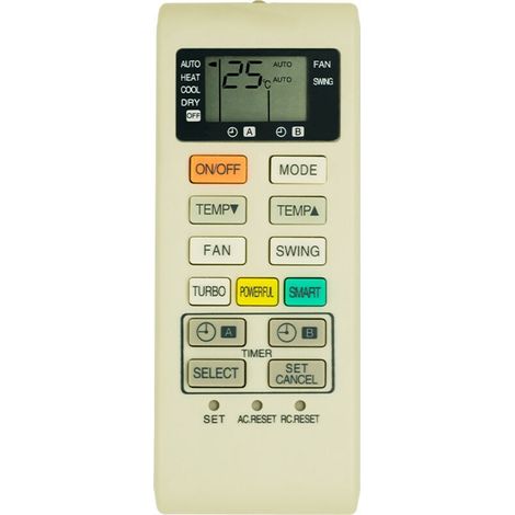 Compatible avec la télécommande du climatiseur Panasonic A75C4004 (1/4)