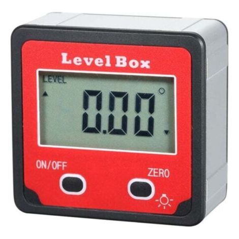 Inclinomètre à angle LCD numérique étanche à l'eau Boîte d'angle Boîte Bevel Box Level Box d'angle Aimants intégrés