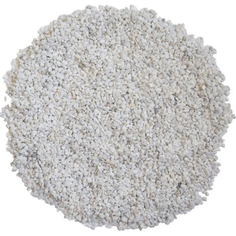 Jardinex – Gravier décoratif 2/4mm en pot de 1kg – Couleur blanche – Résistant et peu poussiéreux – Pour décoration intérieure et extérieure