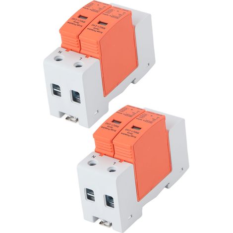 Lot de 2 parafoudres SPD, disjoncteurs domestiques 2P 420V RMU1-C40 (1/5)