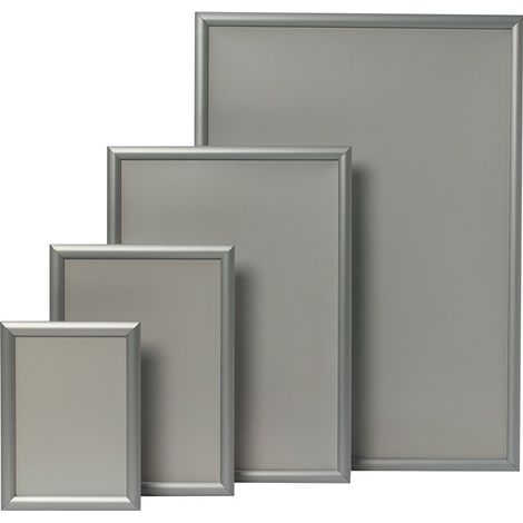 Klappr.Plakatmaß DIN A1 Klemmprofil 24mm silberf.elox.WSM (1/2)
