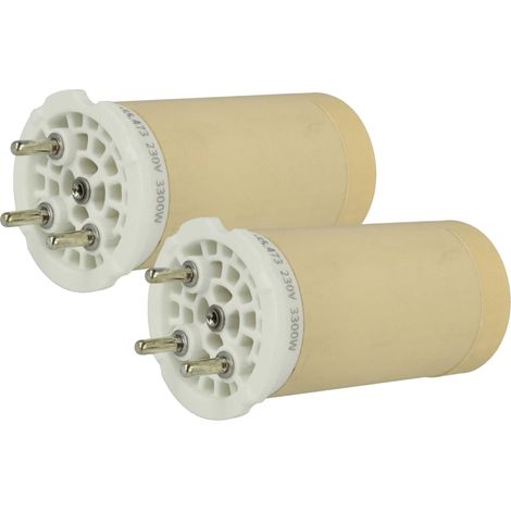 vhbw 2x elemento riscaldante sostituisce Leister 155.473 per pistola di saldatura a aria calda - 3300 W, 4,45 cm