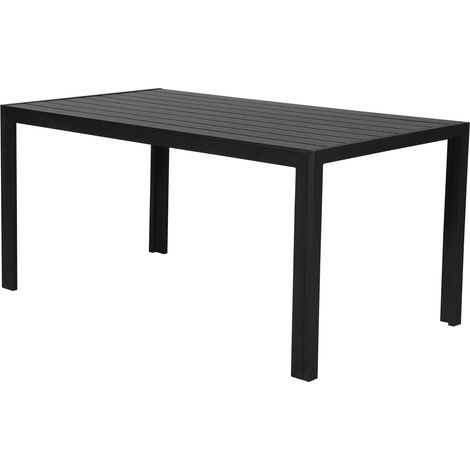 Cult Table de jardin, 150 cm, noir/noir. (1/2)