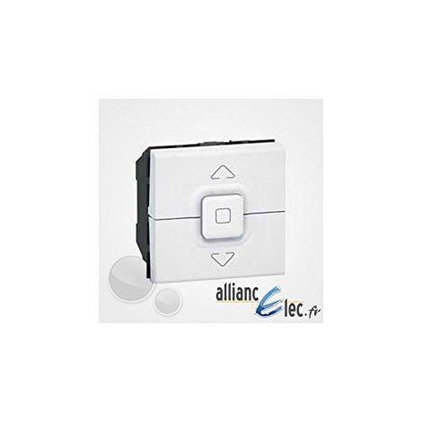 Interruttore Legrand Mosaic 6 A bianco 500 W termoplastico (1/2)