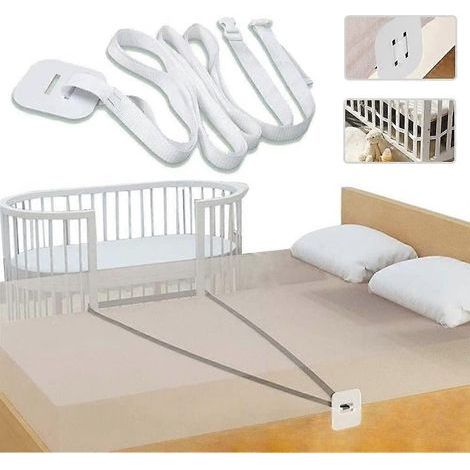 Belt for cot, attachment of extra bed box spring bed, extra bed belt white, belt for box spring beds extra bed attachment (B) (1/5)
