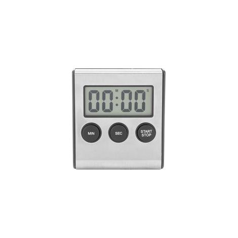 Temporizador digital de pared con gran pantalla LCD y números gigantes: ideal para la cocina, el baño o el taller, fácil de instalar.