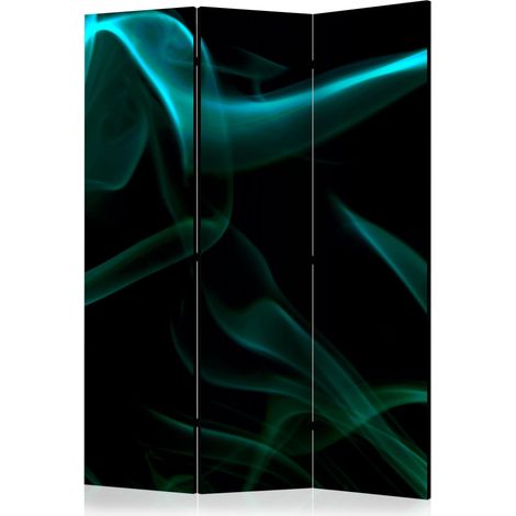 Paravento - Blue smoke waves [Room Dividers] - 135x172 (1/4)