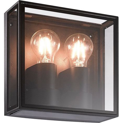 Applique verbier gris fonce 2x20w max (1/5)