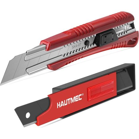 Profi Cuttermesser 25mm mit Auto-Lock und 10 Abbrechklingen