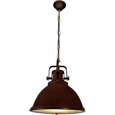 [NEUWERTIG] B-Ware Brilliant Jesper 23772/55 Pendelleuchte Hängelampe Led E27 60 W Rost