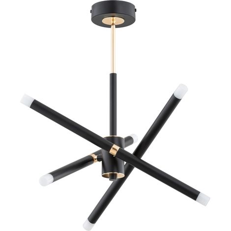 Suspension métal noir/or moderne Ø40 OVILI Alfa 9xG9 (1/3)