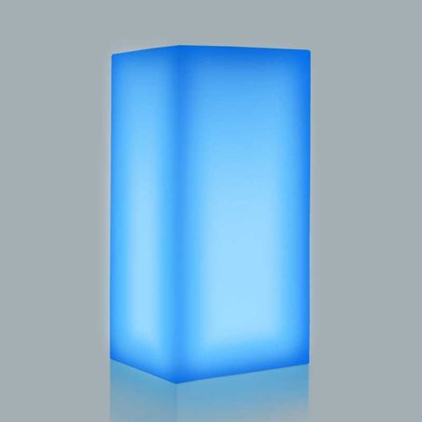 Youcube Top Lumière Bleue en Polymère Monacis - L 40X40X80 H