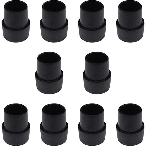 Lntyq Lot de 10 pieds en caoutchouc antidérapants pour trampoline, accessoires de trampoline, pieds en caoutchouc résistants, matériau en latex, épais et sûr, adaptés pour trampolines, béquilles, bâto